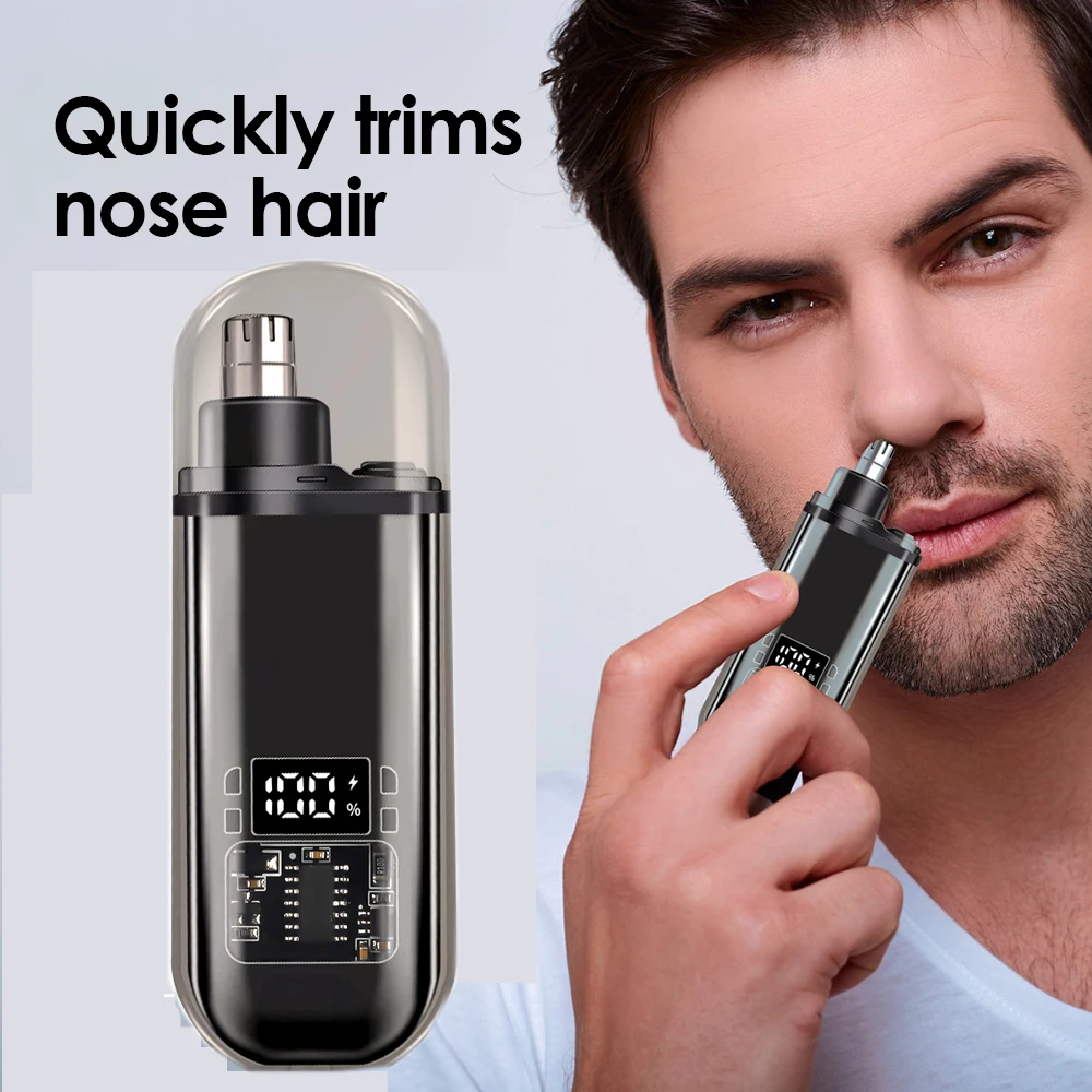 Portable USB rechargeable nose hair trimmer delicacy at any time to organize personal image travel family must have an artefact