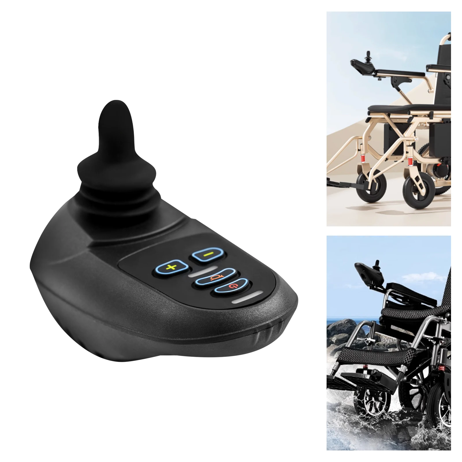 

Electric Wheelchair Joystick Controller, ML2P+ Adapter Cable WB5003 5 Gears 50A Current for Electric Wheelchairs