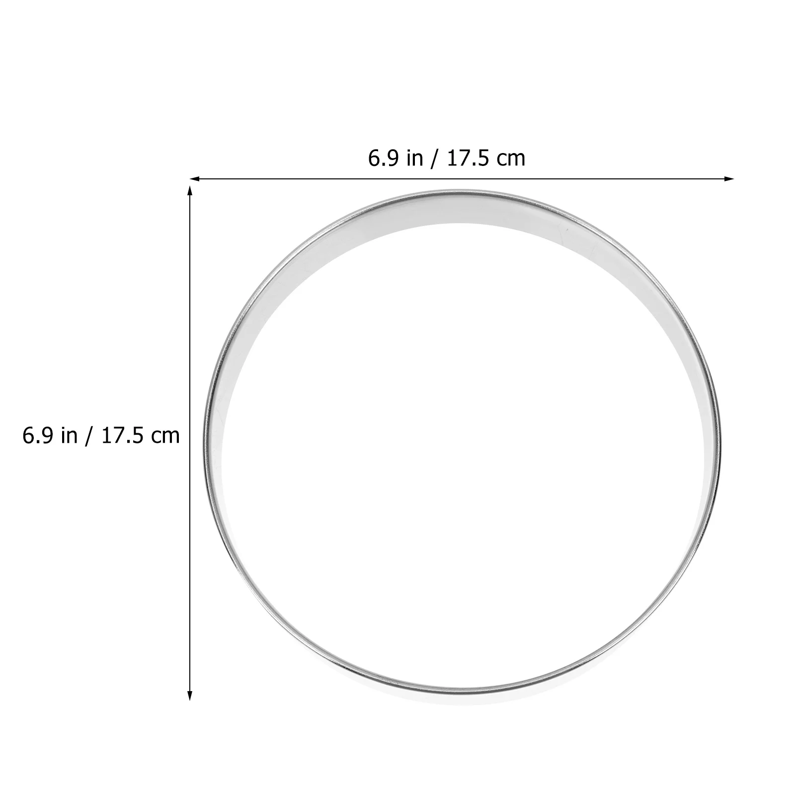 

Pizza Ring Deep Round Baking Tool Heat Resistant Stainless Steel Mold For Diy Home Kitchen Tart Crumpet Muffin Ring Baking