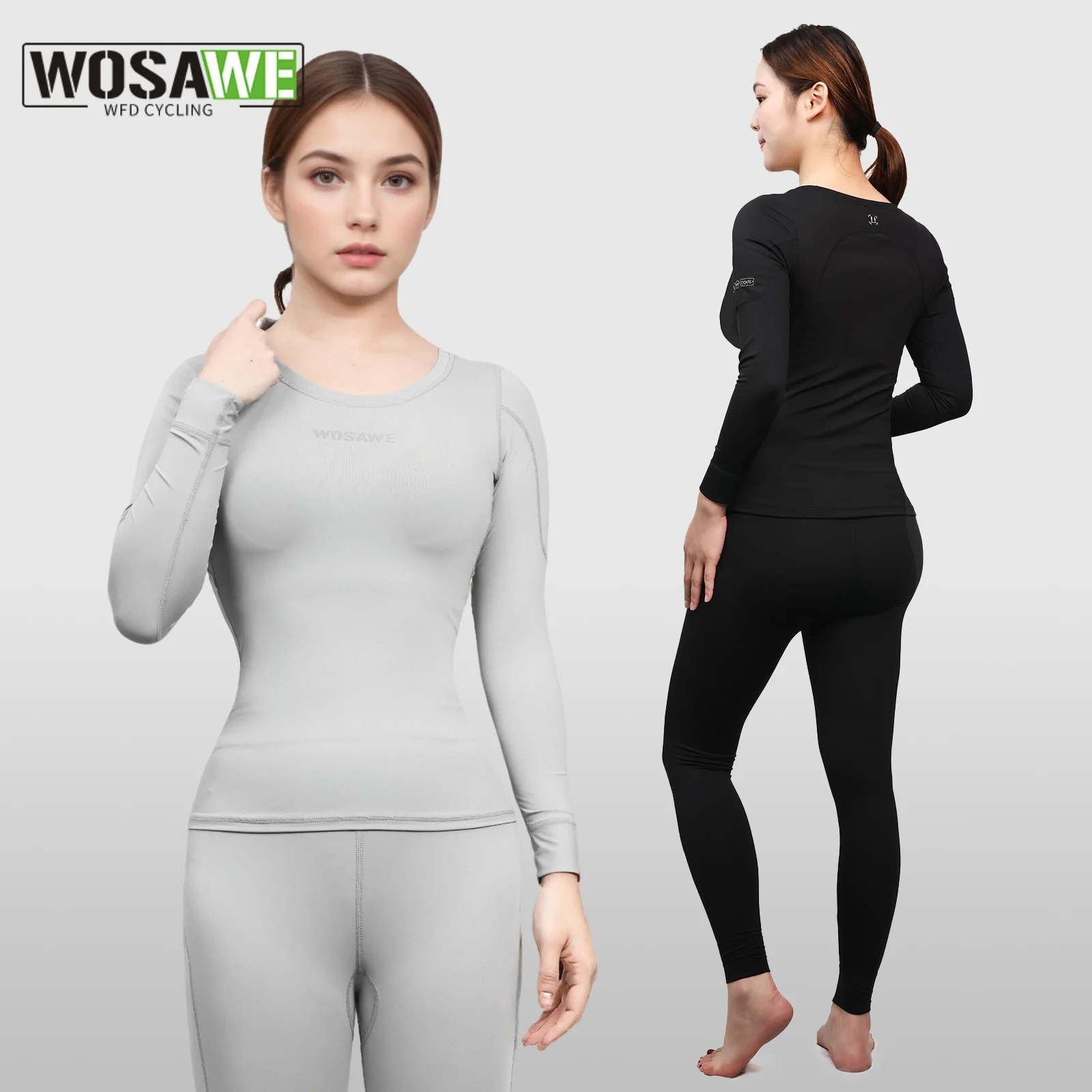 

WOSAWE велосипедный базовый слой, женский весенний MTB, впитывающий влагу, горный дорожный велосипед, комплект майки для велоспорта, женская одежда для велосипеда