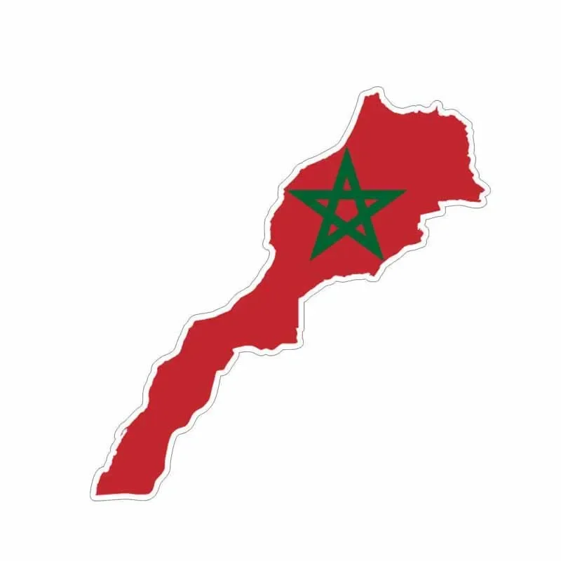 

Personality Morocco Decal Map Car Sticker Accessories