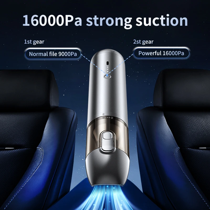 16000Pa Wireless Car Vacuum Cleaner Strong Suction Handheld Vacuum Home & For Car Dual Use Mini Vacuum Cleaner Home Appliance