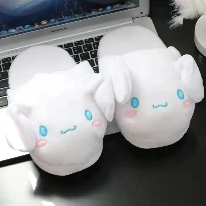 Sanurgente-Pantoufles d\'intérieur à oreilles mobiles, Anime Kawaii, Cinnamoroll, Cute Creative Home, All-Match, Vente en gros