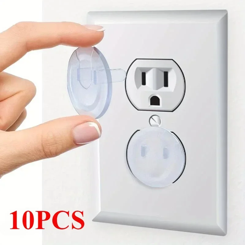 

Clear Outlet Cover Baby Safety Outlet Plug Covers Plastic Plugs for Electrical Power Outlets Baby Proofing Wall Socket Protector