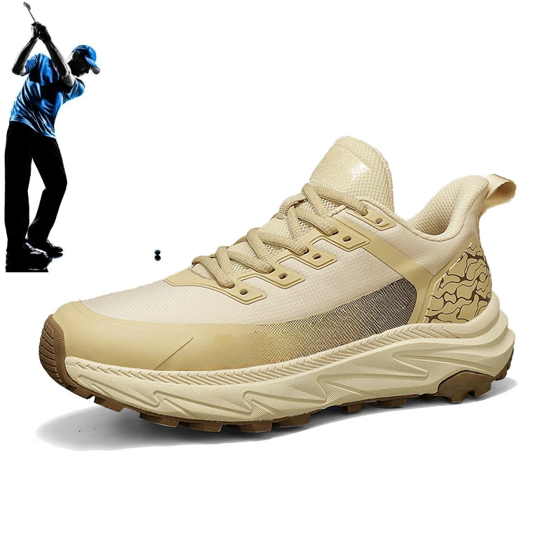 Herren Golfs chuhe atmungsaktive Mesh Golf Sportschuhe Herren Outdoor Anti Slip Fitness Slow Running und Walking Sportschuhe