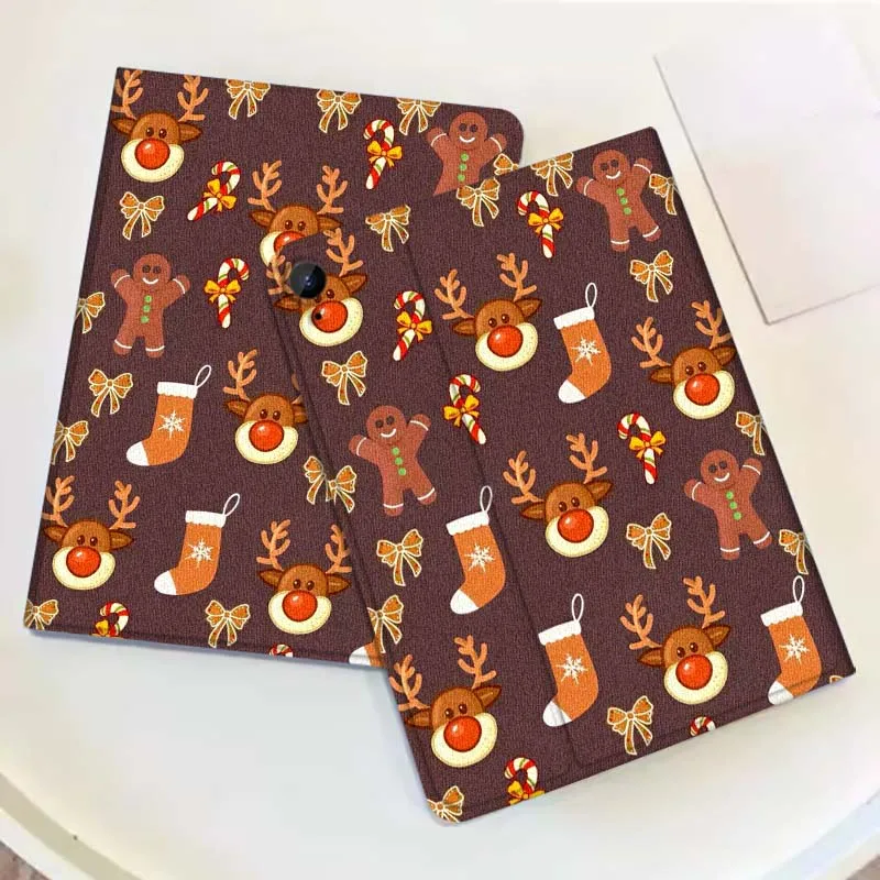 حافظة تابلت بتصميم عنصر عيد الميلاد لهاتف سامسونج جالاكسي تاب A A7 A8 A9 A11 S6 S11 Lite Plus 10.1 10.4 10.5 بوصة #1