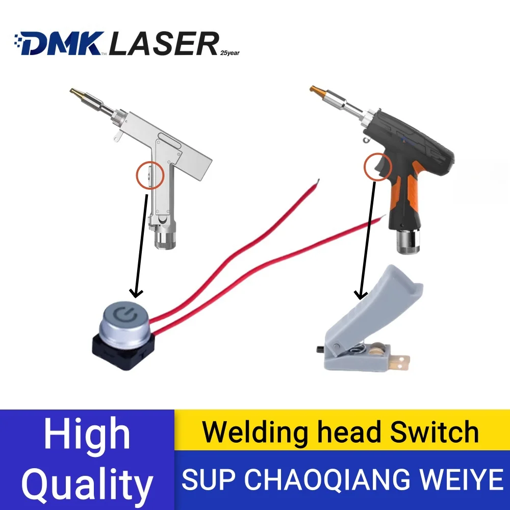 DMK SUP CHAOQIANG WEIYE Laser Schweißkopf Schalter Knopf Schalter Abdeckung für Wleder Gun SUP21T SUP20S/T SUP23S/T