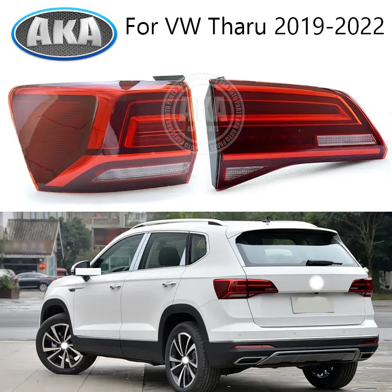 Tail Light Assembly For VW Tharu 2019-2022 Outer Inner Rear Brake Light With Turn Signal OE Replacement Direct Fit