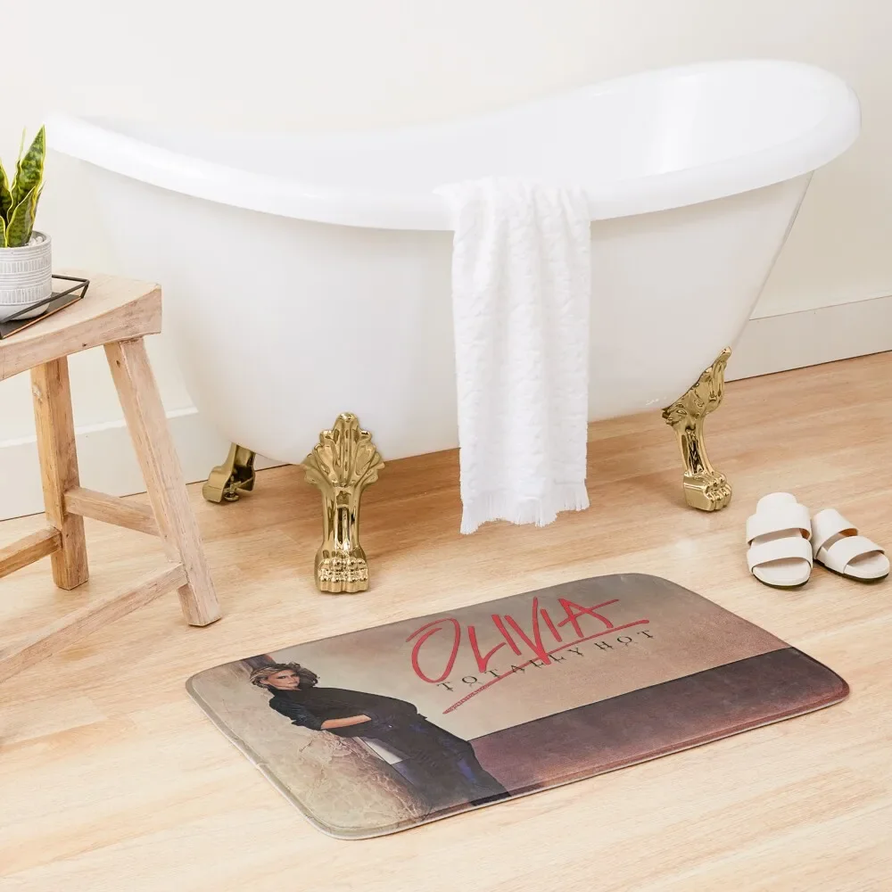 

Olivia Newton-John - Totally Hot Album Designed by PopRetroDisco Bath Mat Rugs Baths Anti Slip Bath Stickers Mat