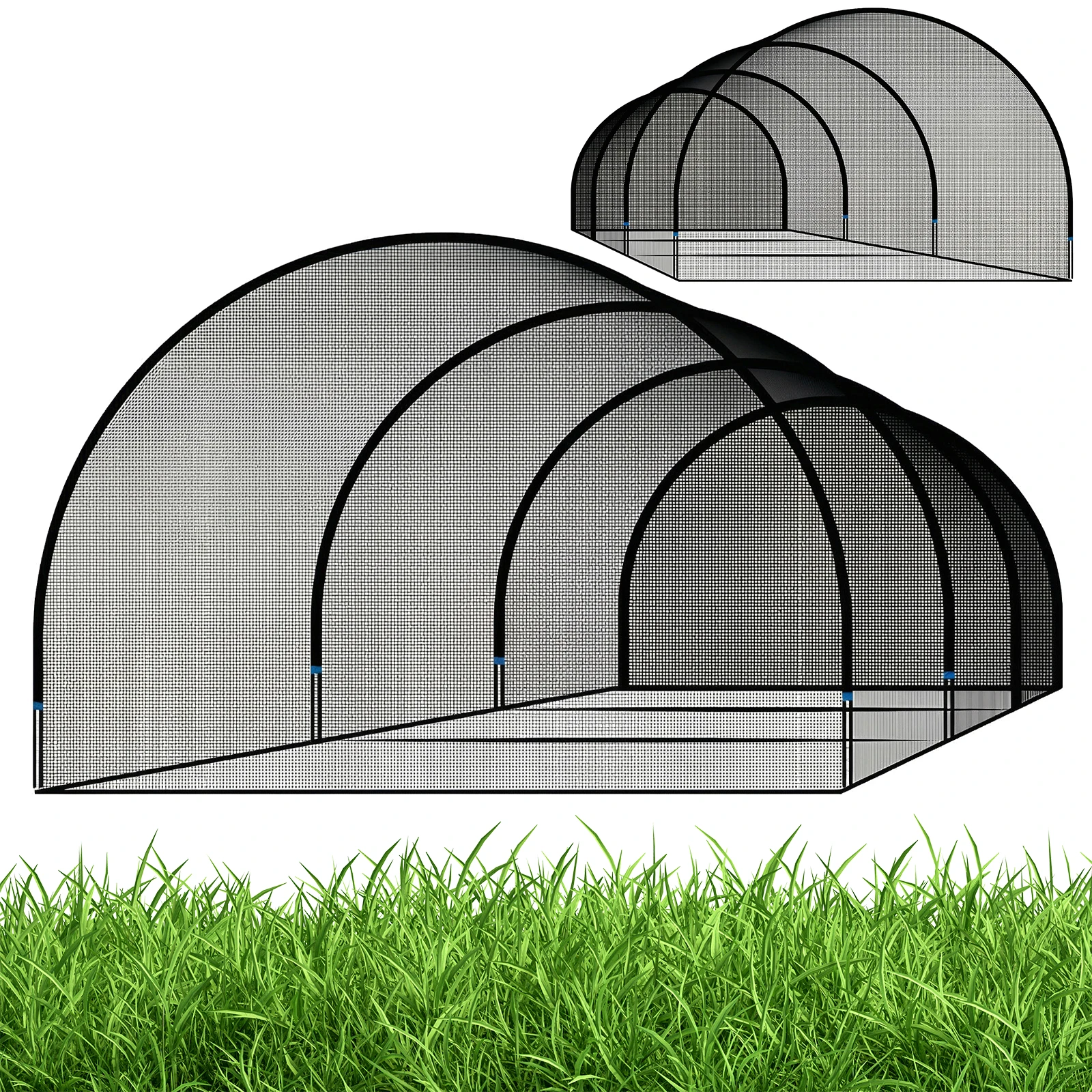 

Сетка-клетка для тренировок по бейсболу 30 футов для двора, портативная, для отработки бросков и ударов