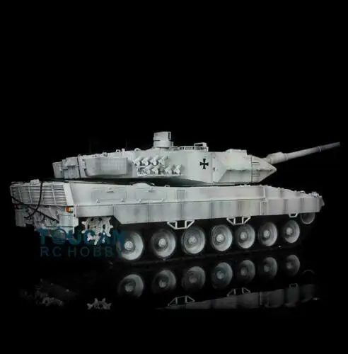 1/16 HENG LONG 7.0 Leopard2 A6 RTR Radio Controlled Tank 3889 Metal Tracks Barrel Recoil TH17638-SMT4