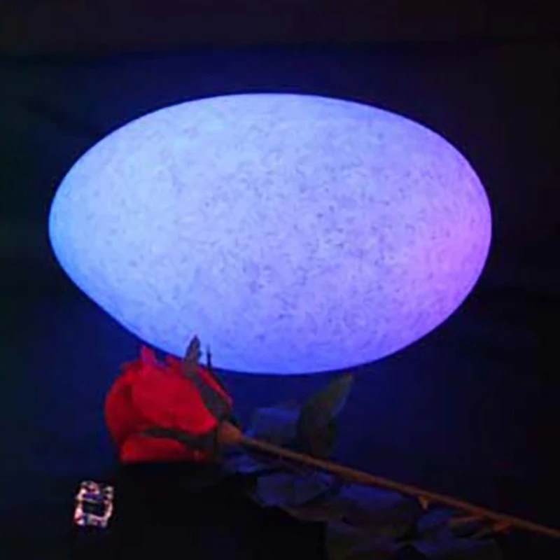 

L32*W24*H17cm, LED Pebble Lamp, Cobblestone Night Lights, Rechargeable With 24 Key Remote Control, For Christmas Decoration,1PC