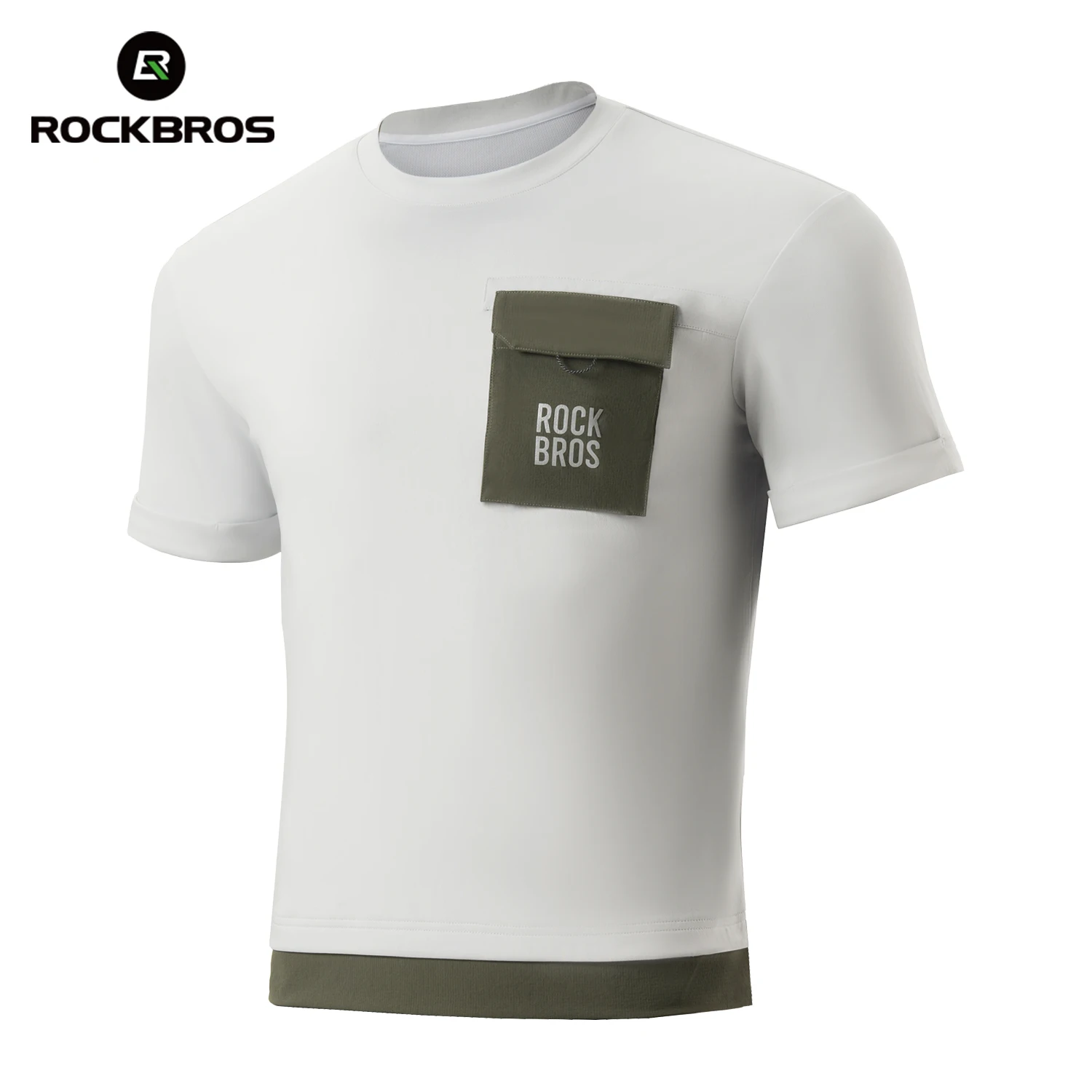 ROCKBROS Short Sleeve Lightweight Breathable Comfortable Casual Short-sleeved Sun protection Cycling Outdoor Sports T-shirt