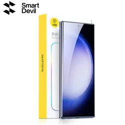 SmartDevil Full Glue Screen Protector for Samsung S24 Ultra S23 S22 Ultra Full Coverage Soft Film HD Anti-fingerprint for S24