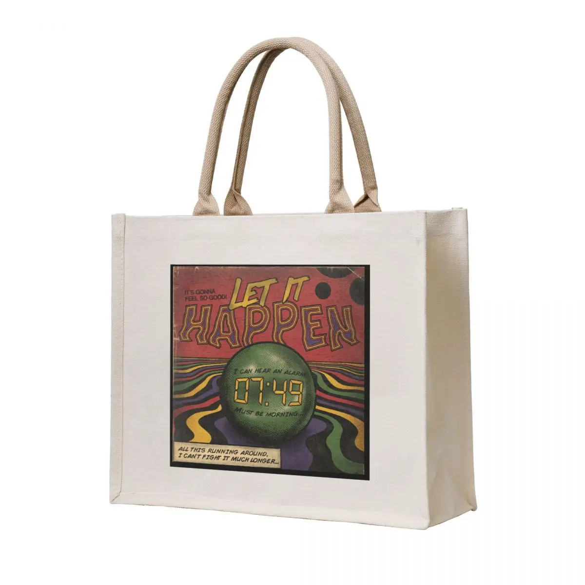 

Let it Happen - Tame Impala Tote Bag Lady bag woman shopping bag personalized tote female