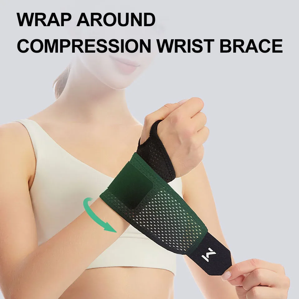 GETINFIT 1PC Ultra Thin Wrist Guard High Elasticity Breathable Mesh Fixed Thumb Buckle Cover Wrapping Pressure Outdoor Badminton
