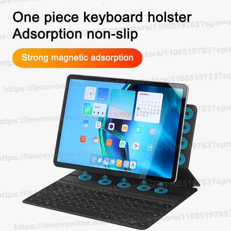 Coolstart-スマート磁気キーボード,12.4インチ,Bluetooth,超長寿命,Xiaomiタブレット用,省エネ