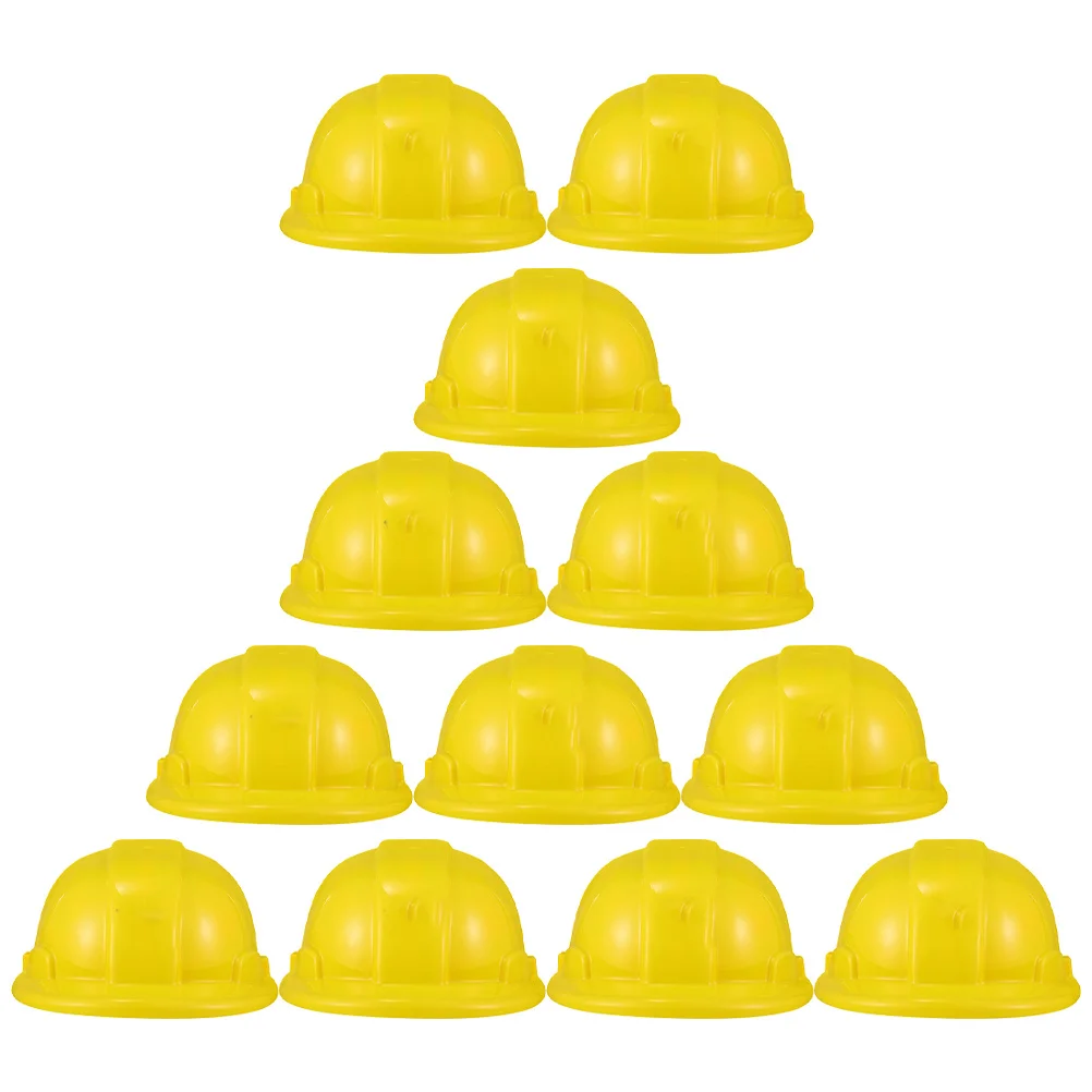12 stuks bouwhoeden kinderen plastic speelgoed felle kleuren rollenspel cadeau voor kinderen bouwhoed speelgoed