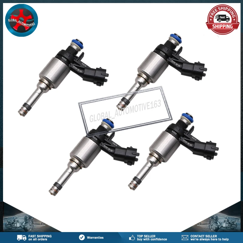 

Fuel injectors 35310-2B130 353102B130 For Hyundai Accent 1.6L Hyundai Veloster 1.6L Kia Rio 1.6L Kia Soul 1.6L