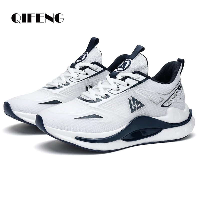 Men's lightweight and breathable popcorn-cushion sneakers, flexible and non-slip outdoor sports shoes