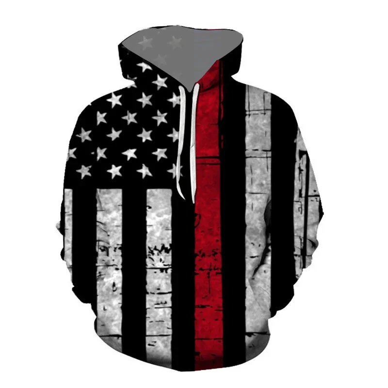 

Flag of the United States Fashion Style 3D Printed Hoodies Unisex Pullovers Hoodie Casual Sweatshirts