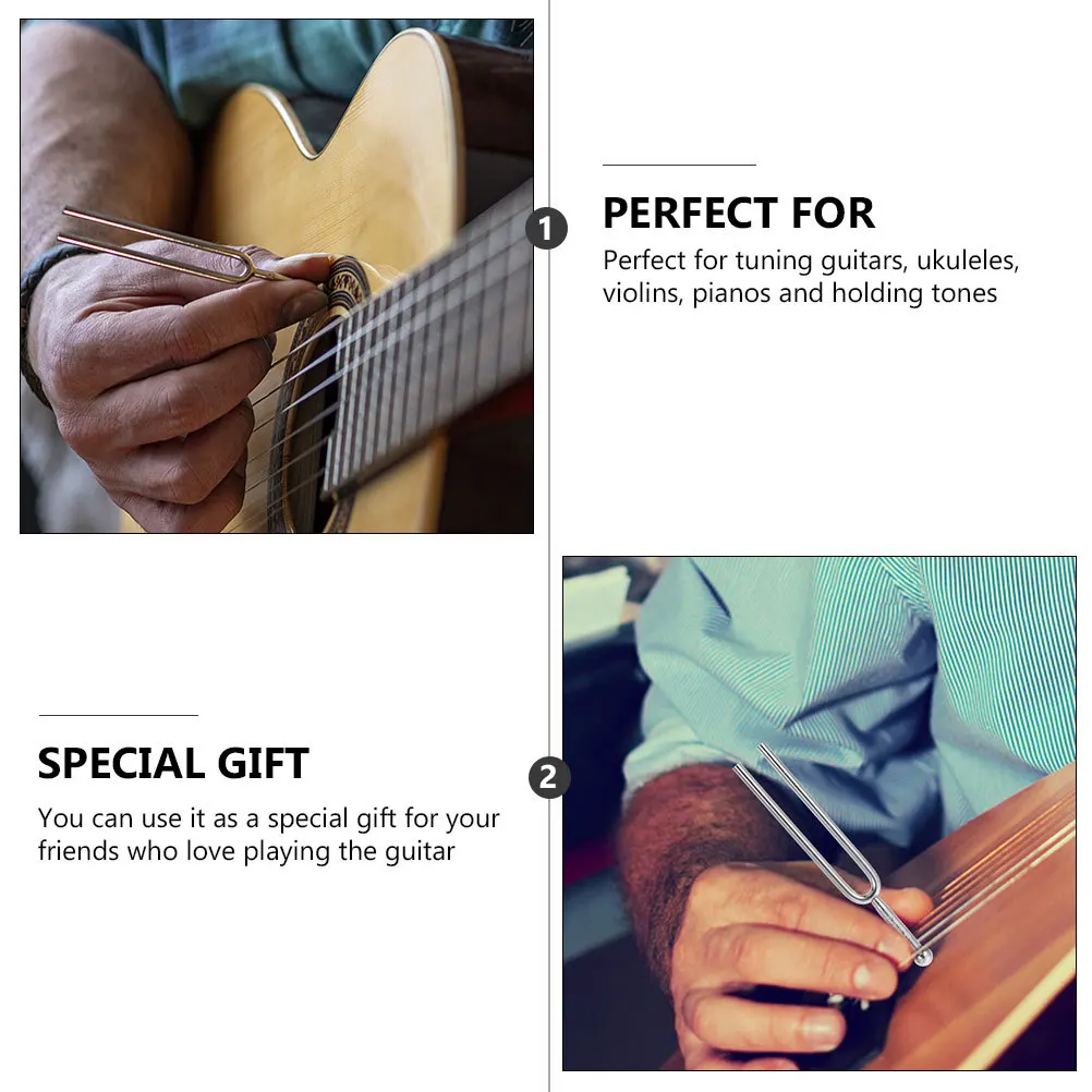 

1 set 1 Set 440Hz Tuning Fork For Guitar Music Instrument With Mallet Professional Tone Tuner Violin Tuning Forks Standard Pitch