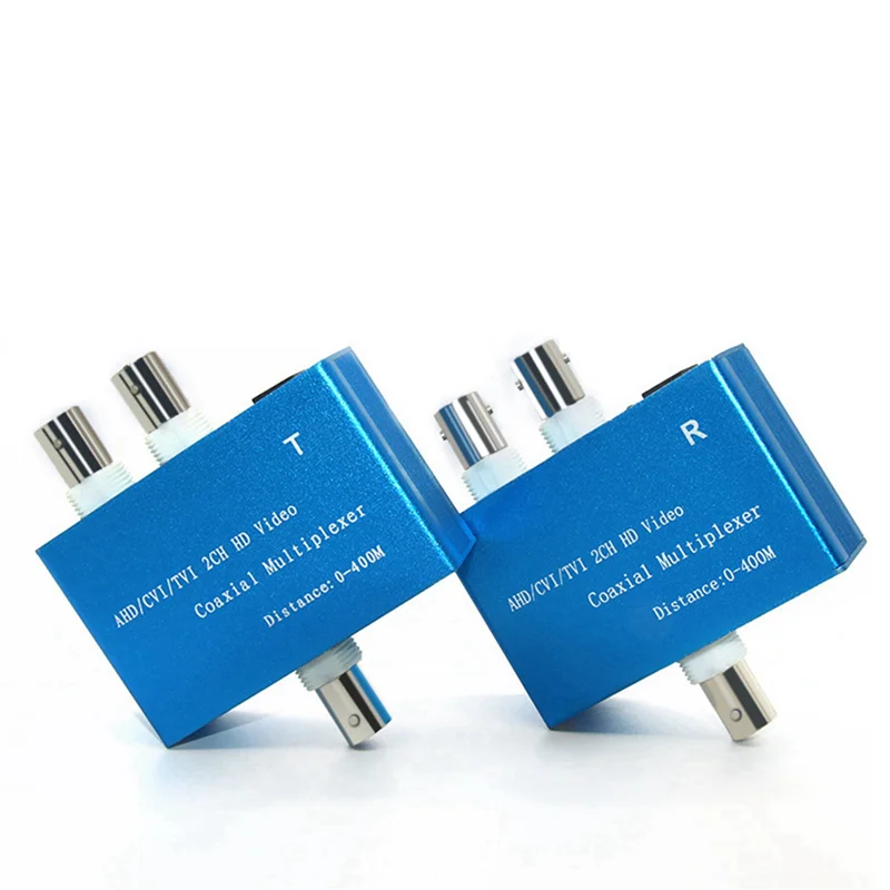 FULL-4X 1080P AHD/CVI/TVI / 2CH HD معدد فيديو محوري (فيديو 2 قناة فيديو في نقل كابل محوري واحد)