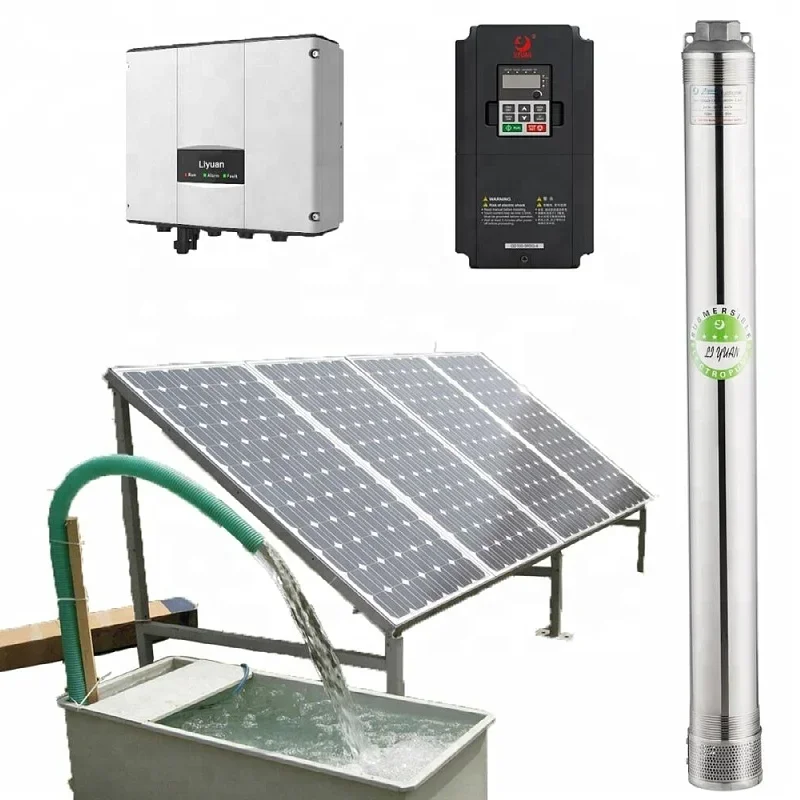 

Liyuan 550W 750W 1500W 2200W 3700W 4000W MPPT Solar Water Pump Price System for Drip Sprinkler Irrigation