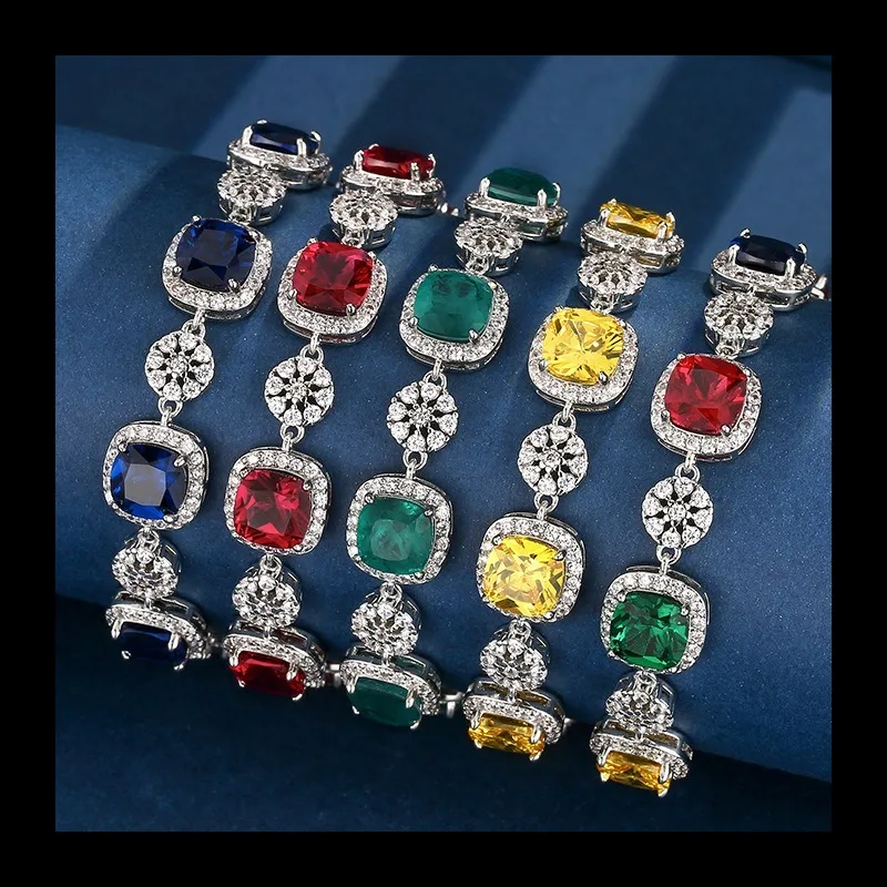 

Ювелирные изделия Zhuang Shengsheng, ретро, имитация цвета, свет, роскошный браслет с бриллиантами, ювелирные изделия, женский właściciel S