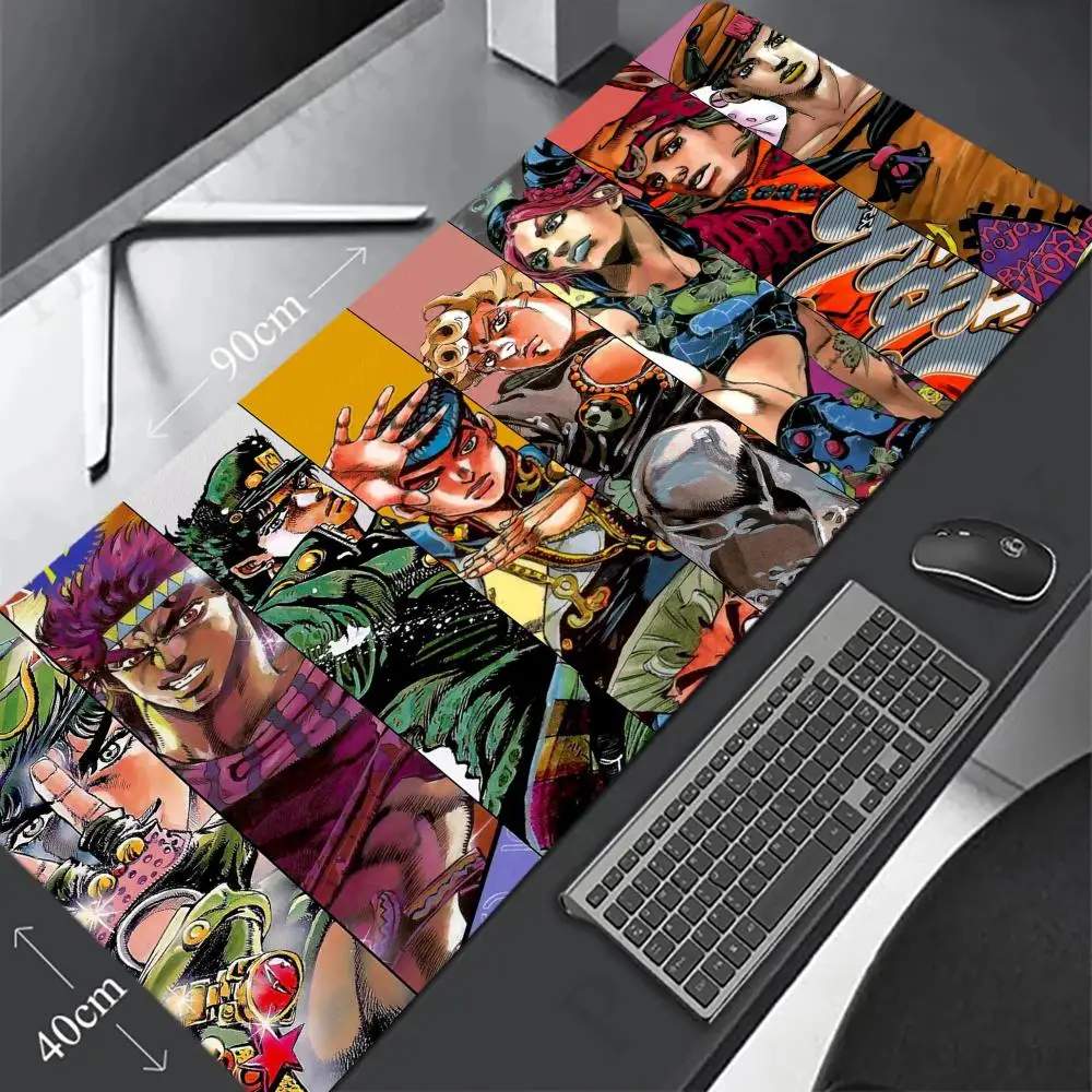 

Jojo Bizarre Adventure Mouse Pad Gaming Mat Mousepad Anime Computer Desk Mat Offices Accessories Office Rug Extended Mats Xxl