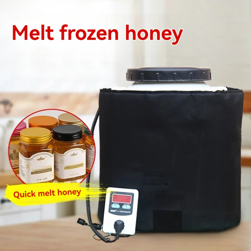 Honey Melting Tool 400W With Base Heating Honey Heating Device Beekeeping Tool With Temperature Adjustment