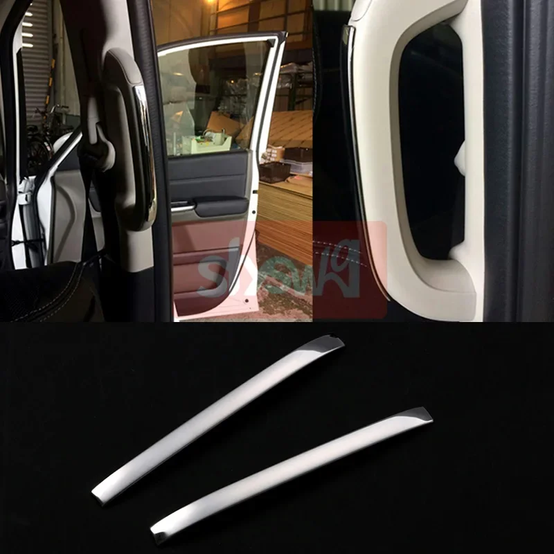 Fit For Honda Freed Gb GB5 GB6 GB7 GB8 Stainless Steel Interior Panel Sequin Cover 2 Pcs Second Door Handle Trim Accessories