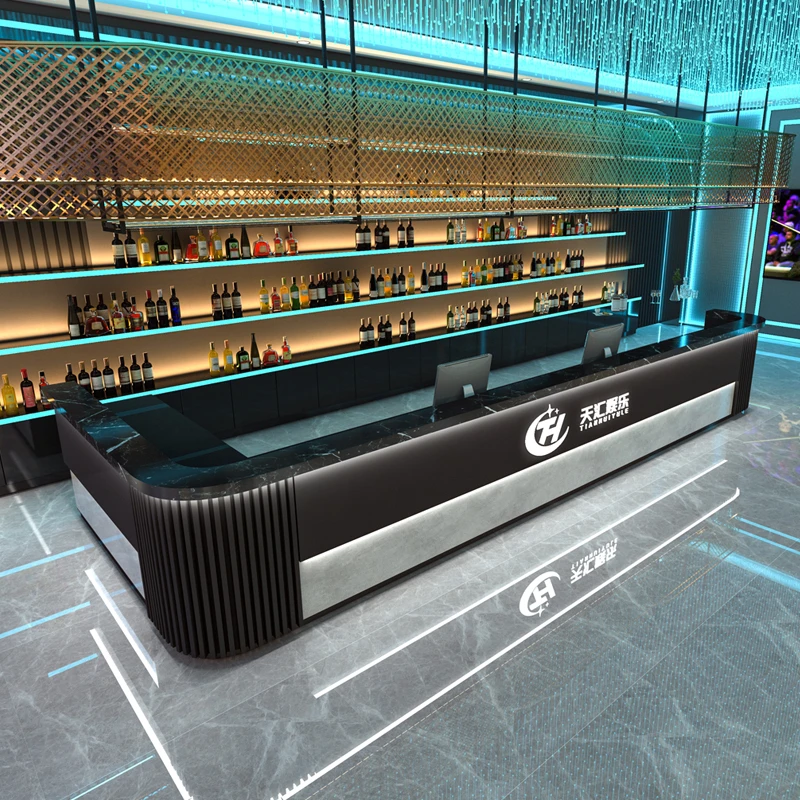 Advisory Reception Counter Executive Service Luxurious Commercial Counter Cashier Modern Mostrador Oficina Furniture Luxury