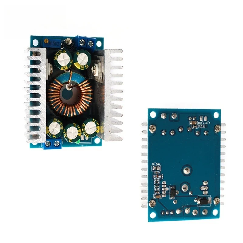 1PCS 12A DC-DC Buck Converter High Efficiency 95% Adjustable Step Down Power Module with Low Ripple for Car Audio LED Drivers