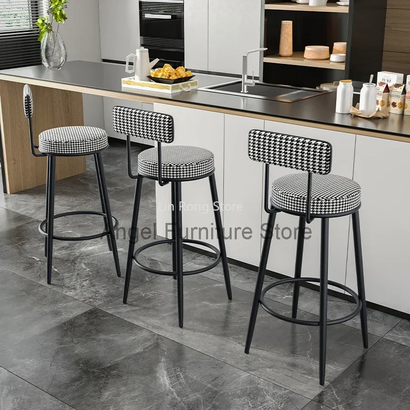 

Kitchen Bar Chairs Reception Desk Relaxing Office Bar Chairs High Outdoor Restaurant Taburete Alto Modern Furniture YY50BC