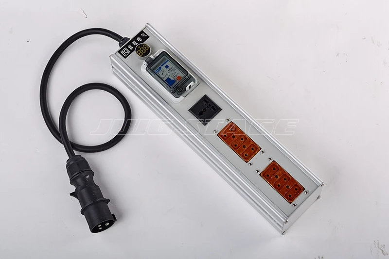 6-Line Power Junction Box For Performance Event Stage Light Truss Power Supply Box