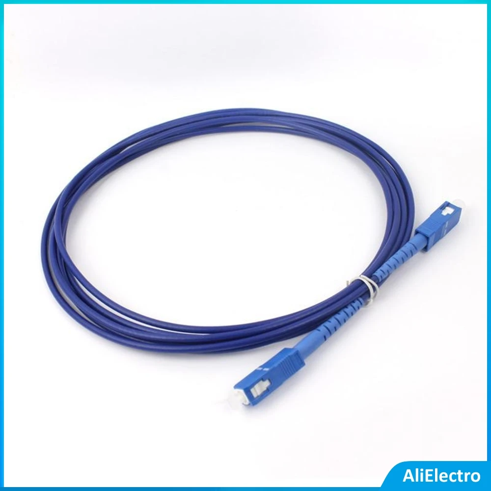 Fiber Optic Patch Cord Anti rat Armored Single mode SM Single SC 9/125 20 metre cord factory Customize FC LC connector length