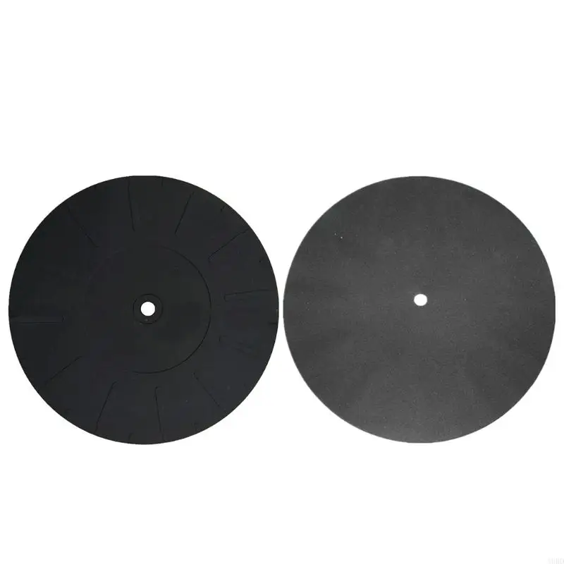 A9BD Plattenspieler Mat 170 mm Silikon-Slipmat für Vinyl für LP-Rekordspieler High-Fideli