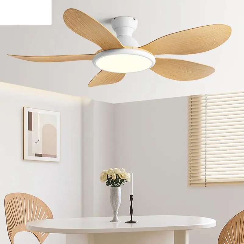 42/52inch Modern LED 60W Low Floor DC Motor 35W Ceiling Fans With Remote Control Simple Ceiling Fan With Light Home Fan 220V