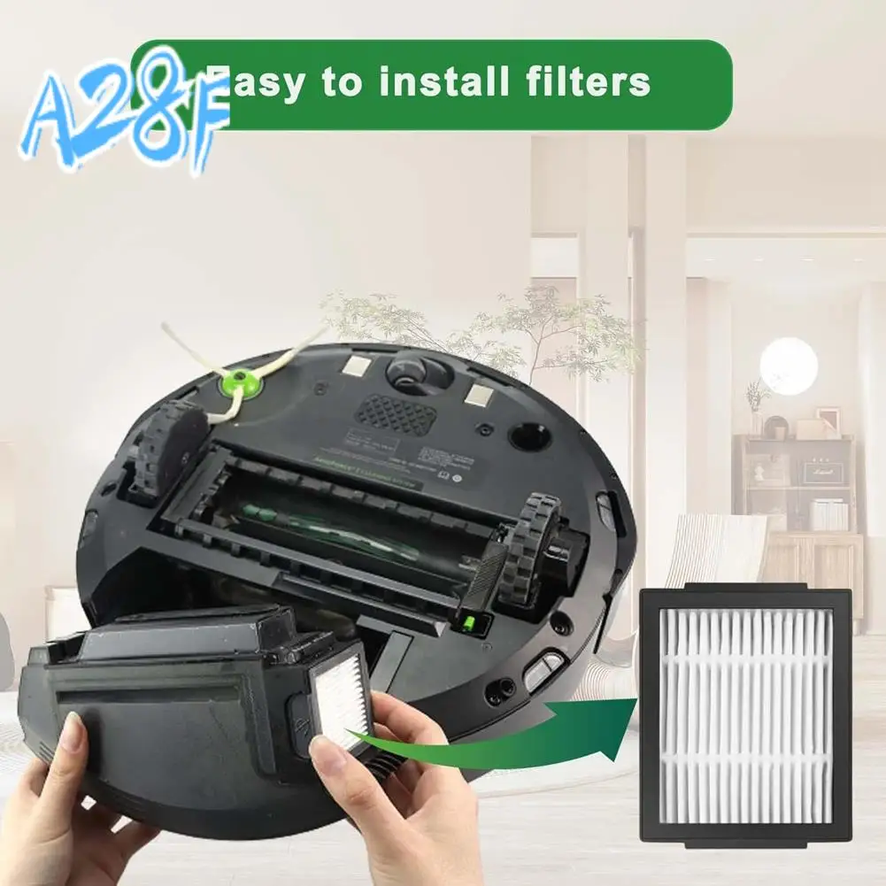 

A28F-For Irobot Roomba I7 I7+ I3 I3+ I4 I4+ I6 I6+ I8 I8+ J7 E5 E6 E7 Vacuum Cleaner Main Side Brush Hepa Filter Parts