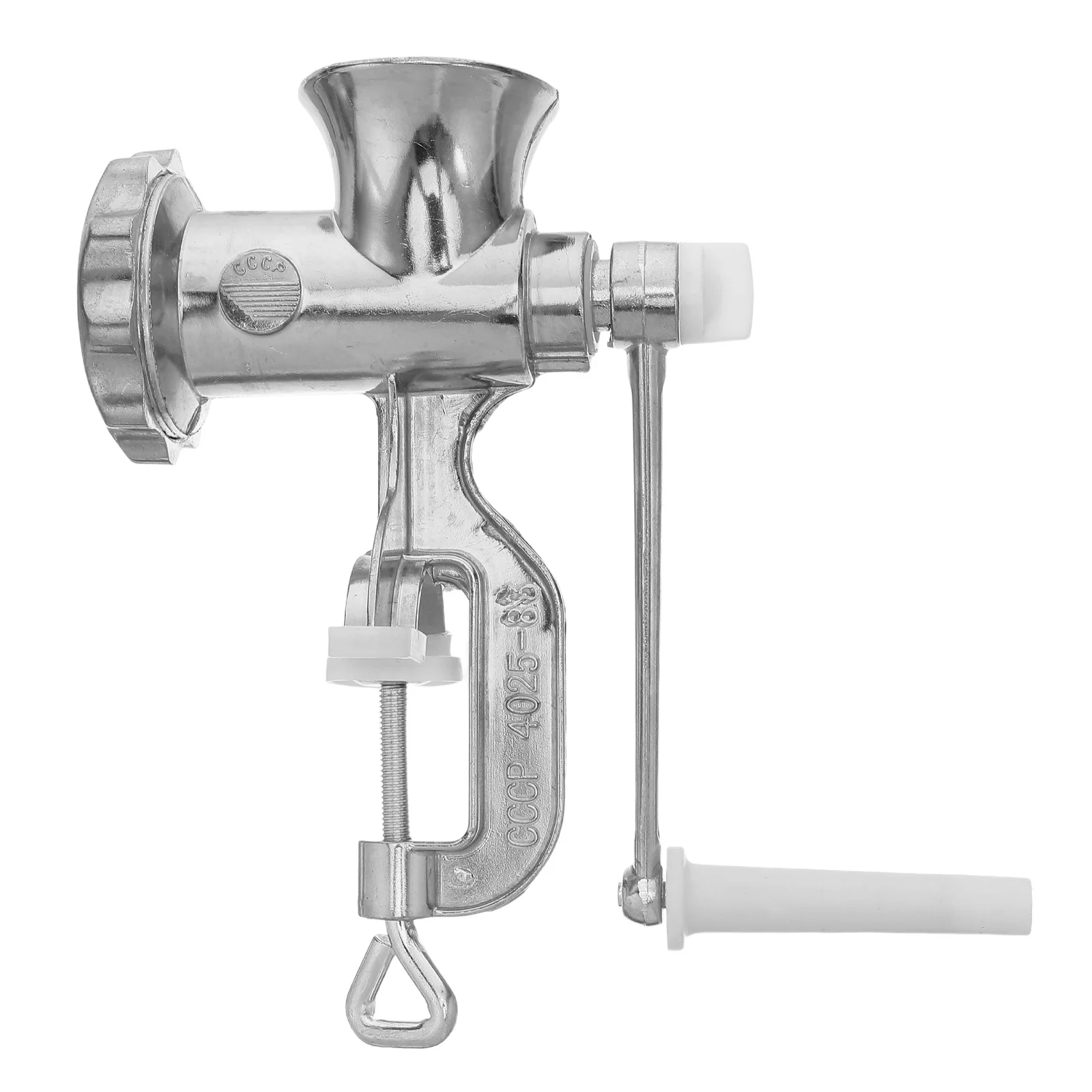 

Manual Meat Mincer Silver -5 Aluminum Alloy Fast Kitchen Tool Sausage Stuffer Mincer for Hamburger Sausage Bratwurst Food