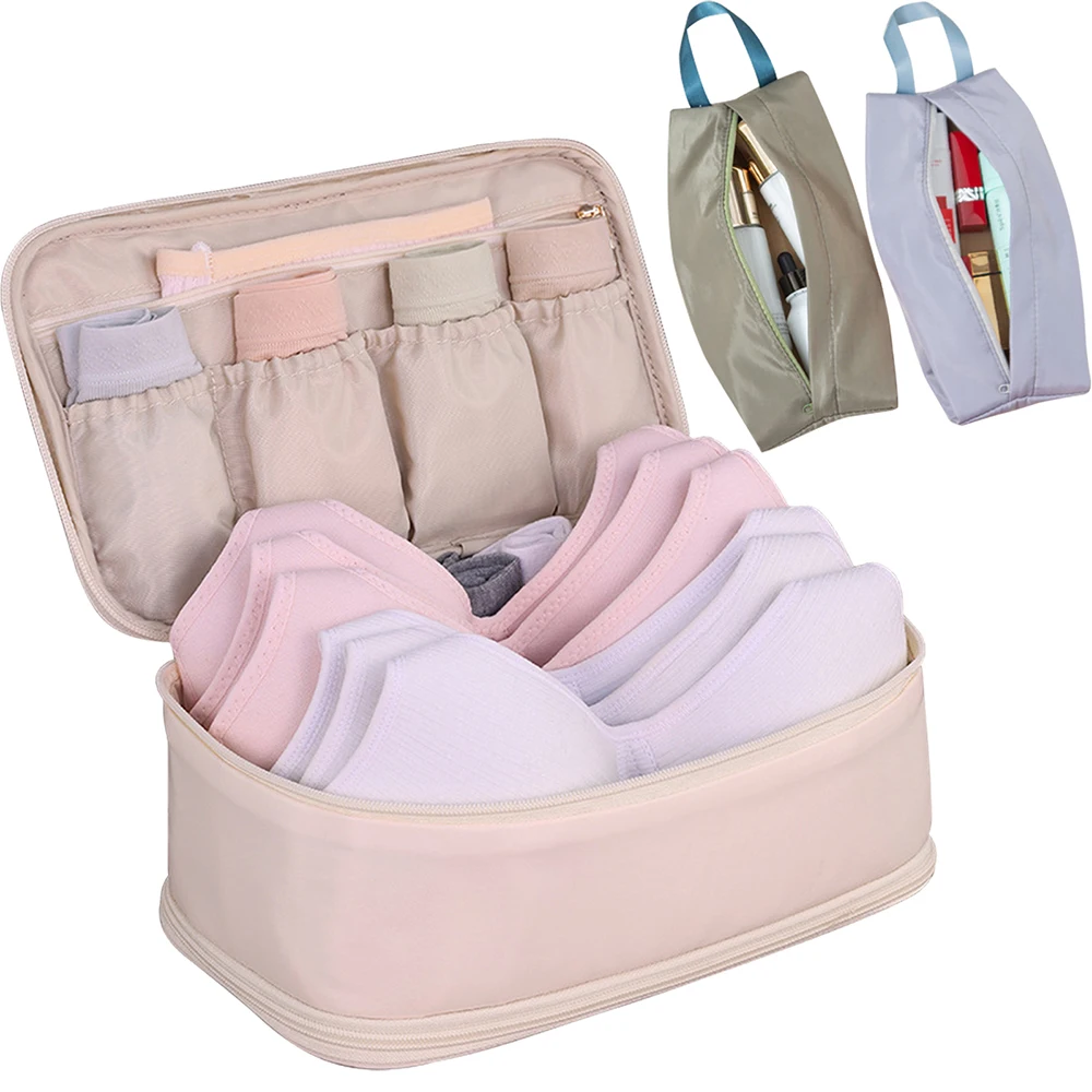 

1/3 шт., дорожный упаковочный набор кубиков, нижнее белье, носки, сумка-органайзер, портативная компрессионная сумка для хранения, аксессуары для чемодана