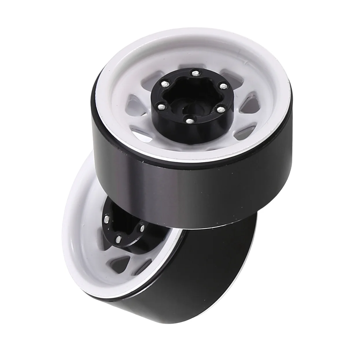 

Ultra-Durable 1 IN Beadlock Wheel Rim Deep Dish Negative Offset 3.78mm Hub for 1/18 1/24 RC Crawler Car Axial SCX24 AX24 TRX4M F