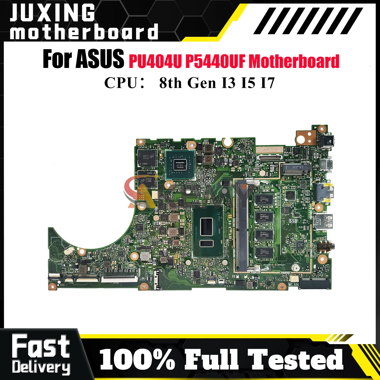 

P5440UF Laptop Motherboard For ASUS ProArt PU404U P5440UF P5440U Notebook Mainboard With I3 I5 I7 CPU 100% tests OK fast ship
