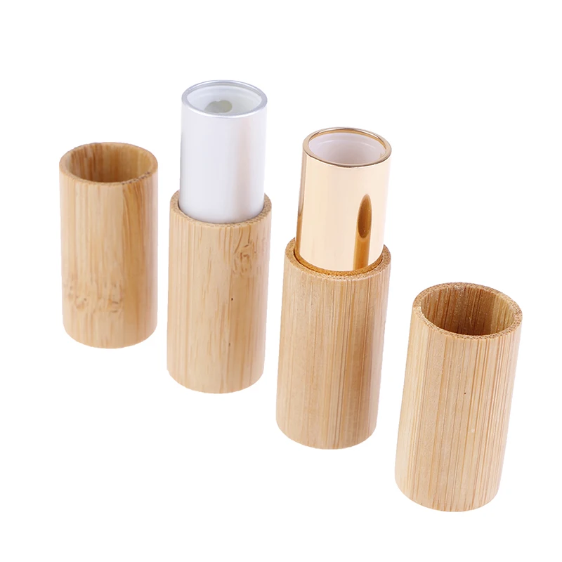 4G Bamboo Lipstick Tube Top Grade Lip Balm Sub Package DIY Empty Lip Container