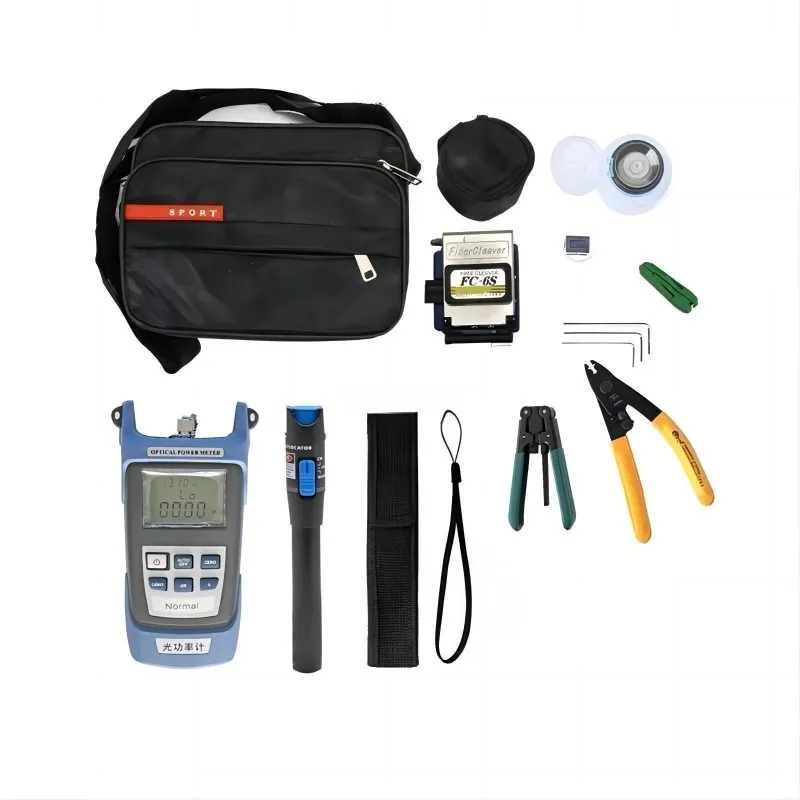 12 in 1 FTTH Optical Power Meter Kit Essential Equipment for Fiber Optic Technicians Tools for Optical Power Measurements