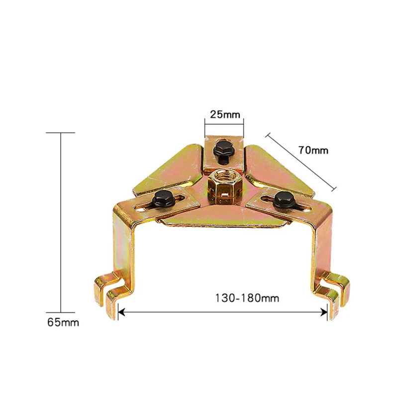 3-مخلب قابل للتعديل زاوية السيارات وجع غطاء مضخة البنزين إزالة أداة مفتاح الربط غطاء خزان الوقود