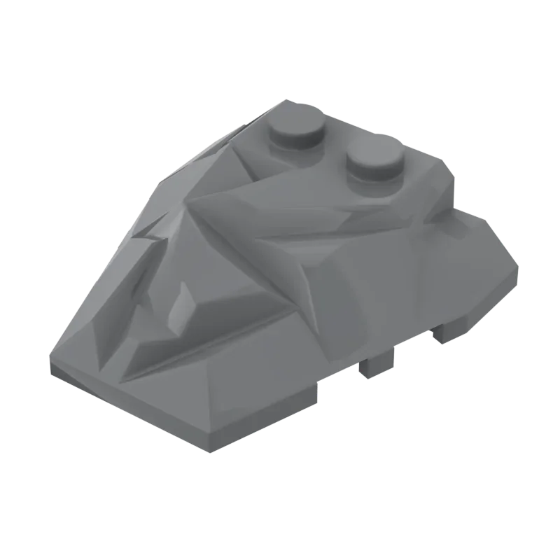 MOC 1 個 64867 断片化された多角形トップブリックウェッジ 4x4 積み重ね可能な交換可能なビルディングブロッククリエイティブおもちゃ大人男の子ホリデーギフト
