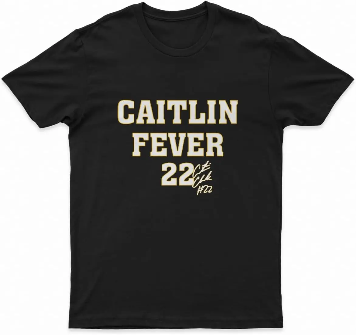 Clark Fieber Signatur Basketball 22 Shirt Caitlin Indiana Basketball T-Shirt, feve Basketball T-Shirt, Ziegen hemden, Iowa Staat