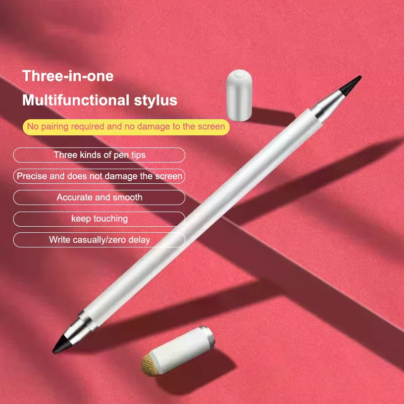 

Versatile 3-in-1 Tablet Pencil & Stylus Pen for Android Phones and iPad